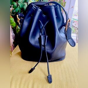 Vintage, beautiful leather COUCH purse